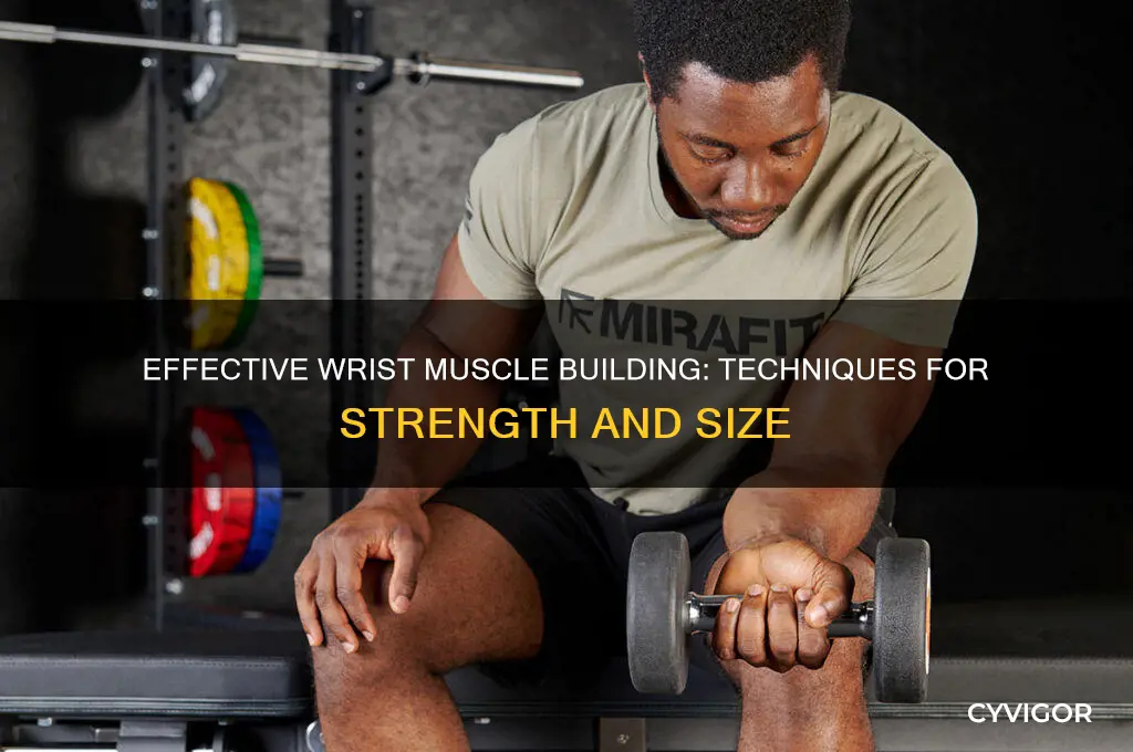 how to gain muscle mass to wrists