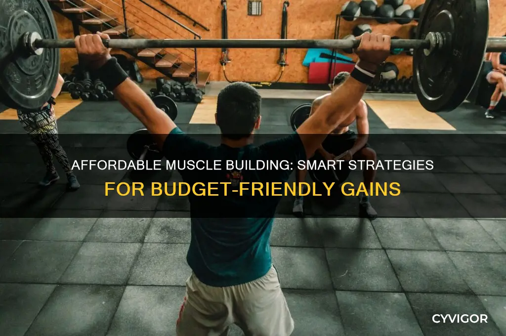 how to gain muscle on a budget