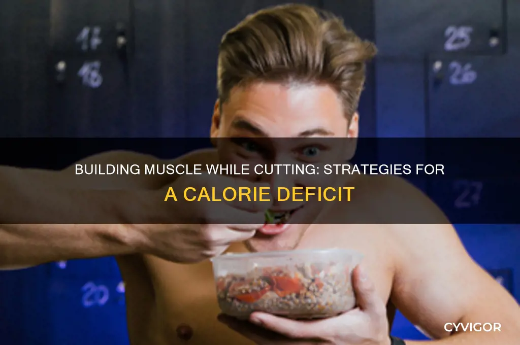 how to gain muscle on a deficit