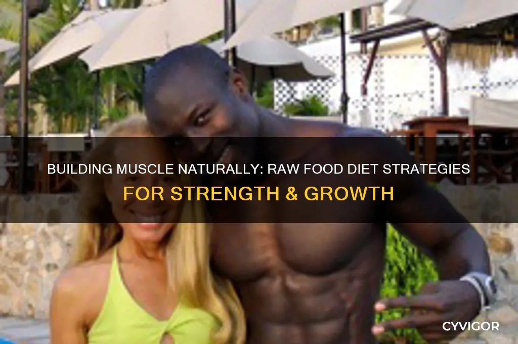 how to gain muscle on a raw food diet