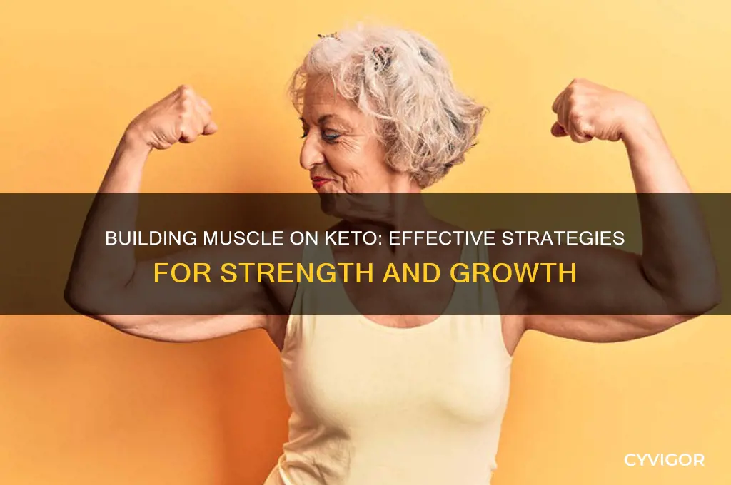 how to gain muscle on keto