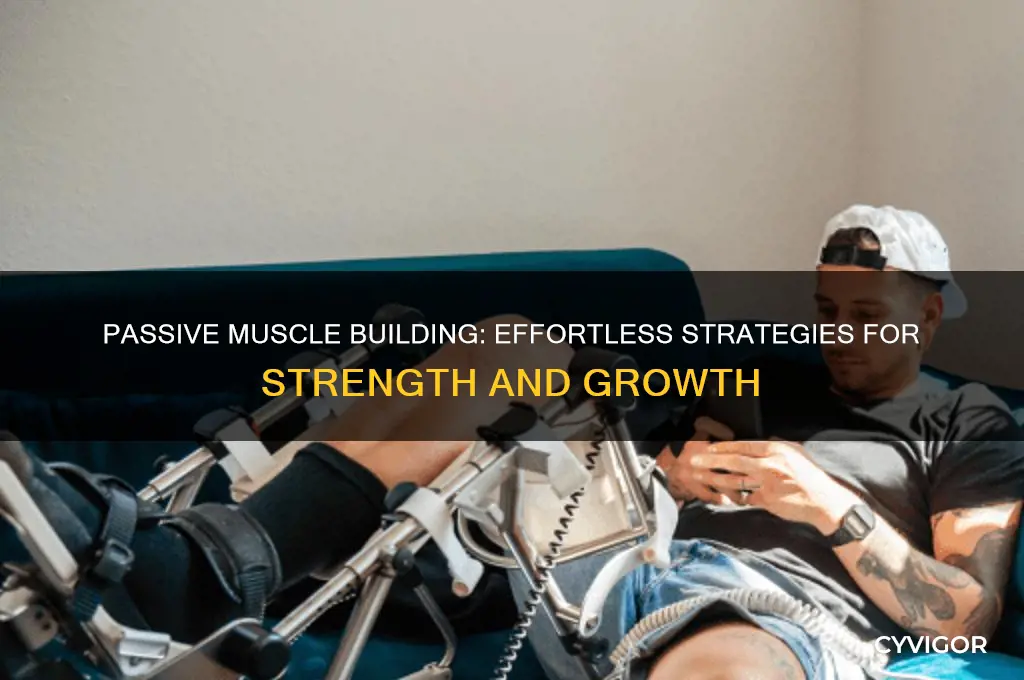 how to gain muscle passive exercise