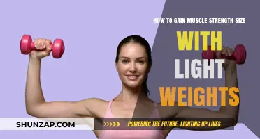 Build Muscle Strength and Size Using Light Weights Effectively