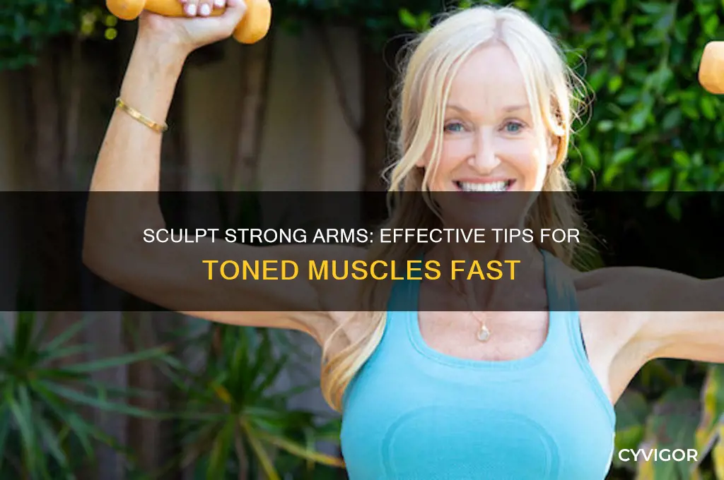 how to gain muscle tone in arms