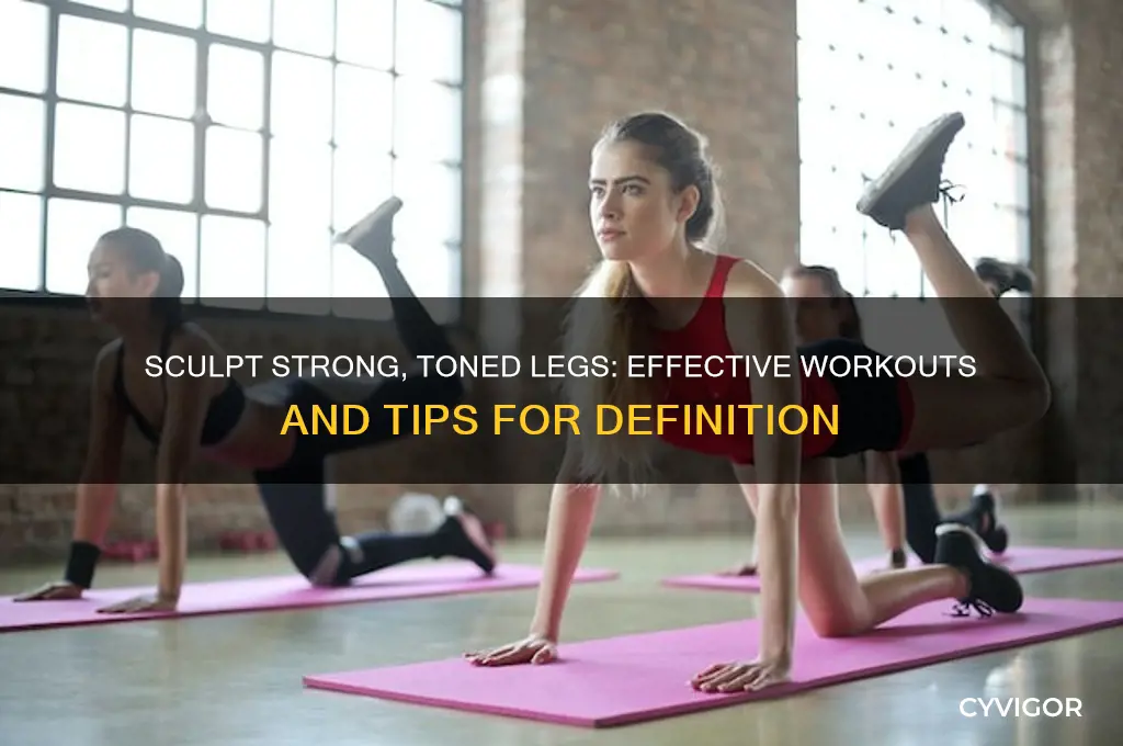 how to gain muscle tone in legs
