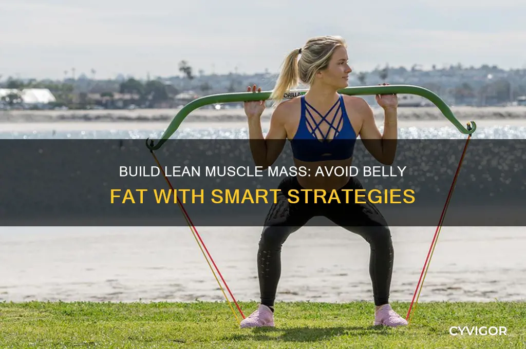 how to gain muscle weight without belly fat