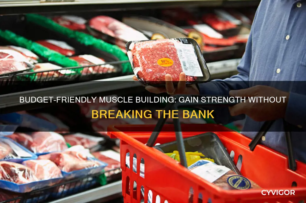 how to gain muscle when broke