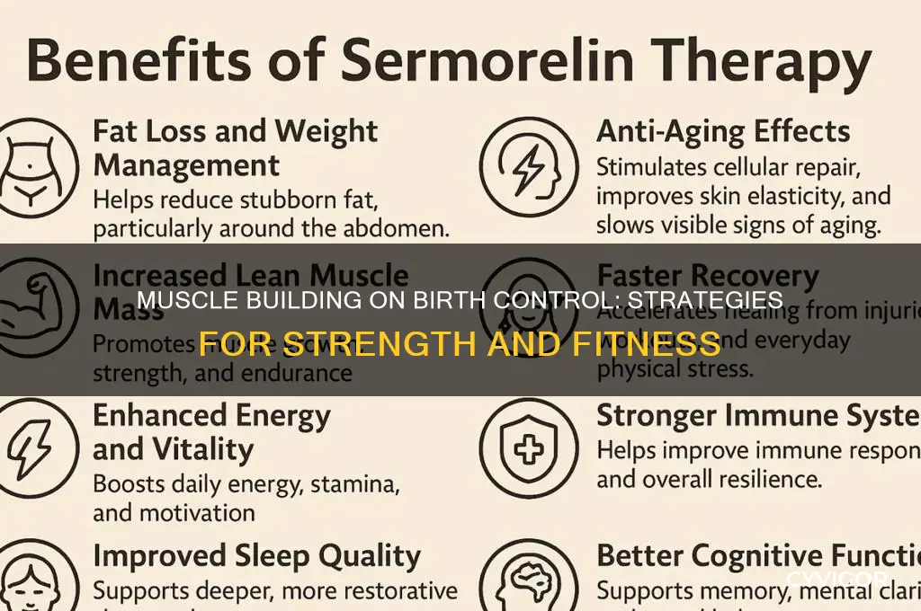 how to gain muscle while on birth control