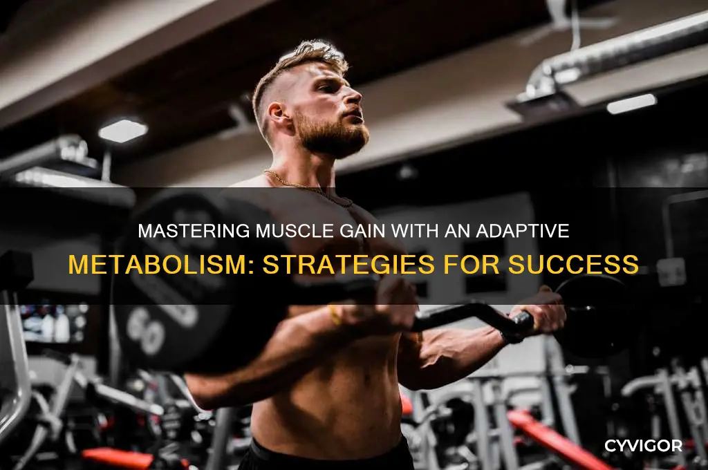 how to gain muscle with an adaptive metabolism