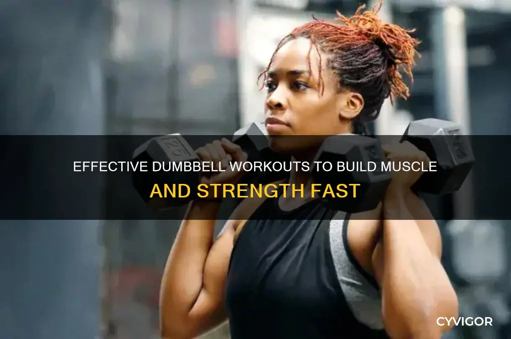how to gain muscle with dumbbells