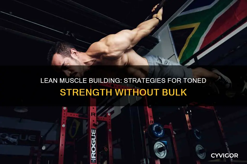 how to gain muscle without getting bulky