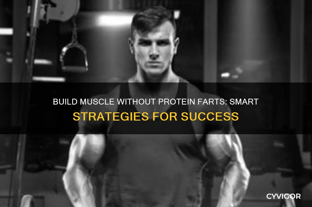 how to gain muscle without protien farts