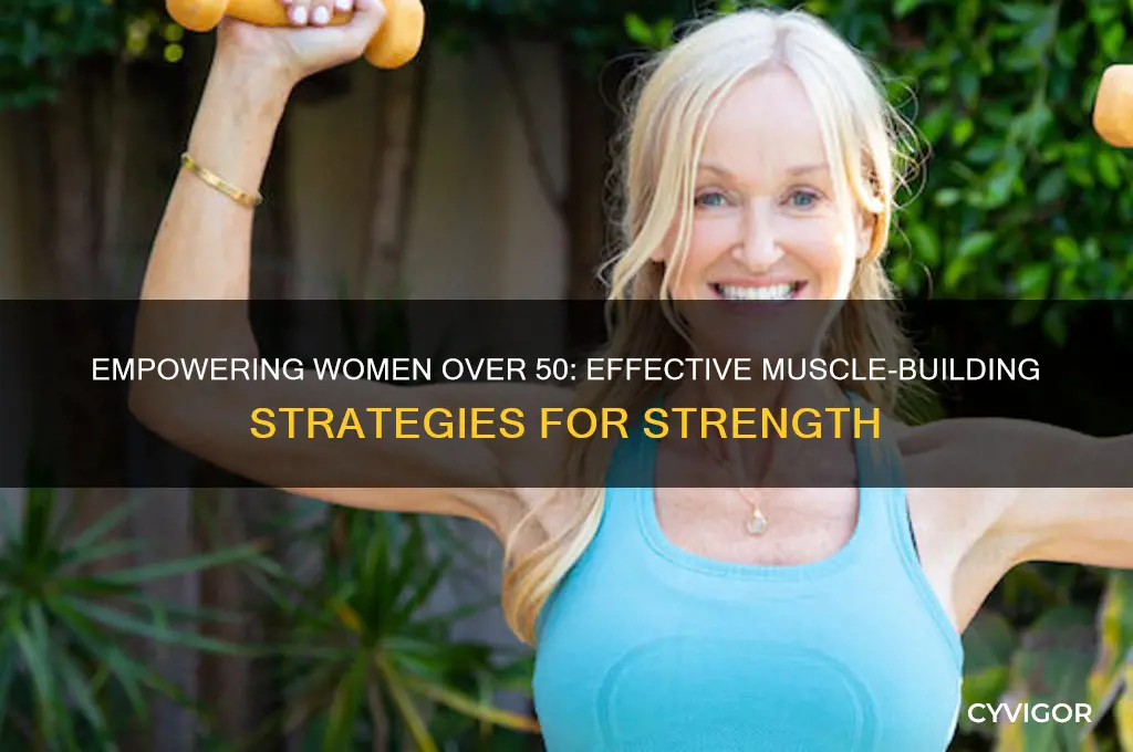 how to gain muscle women at 50