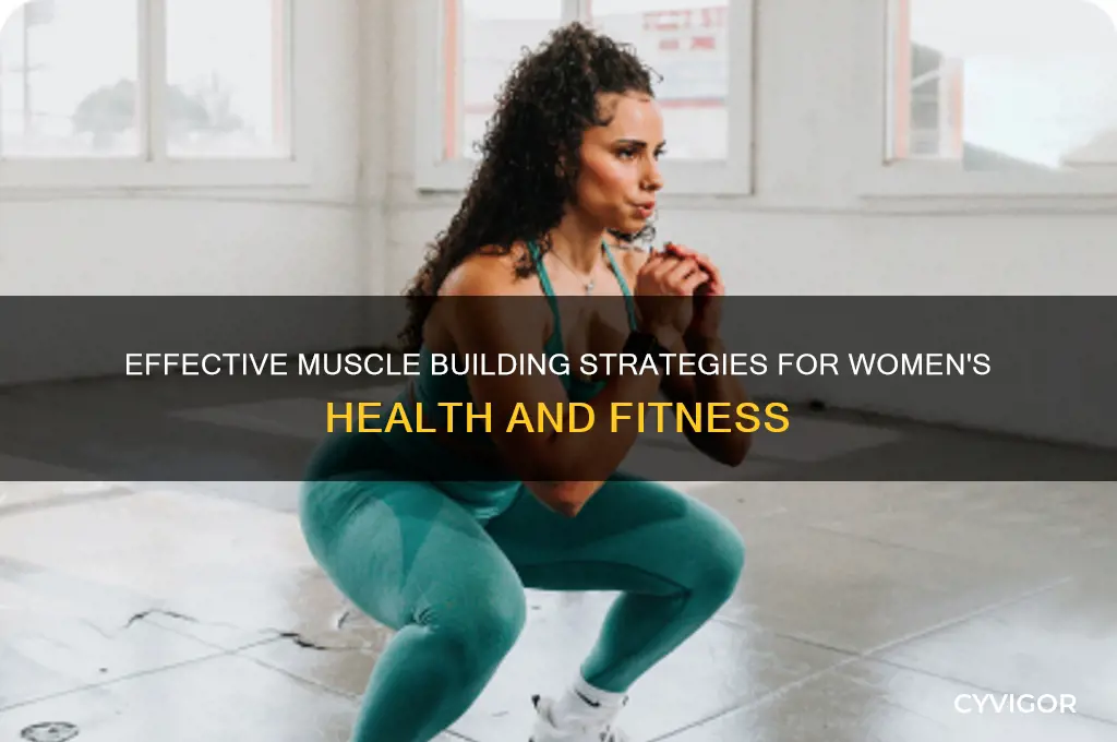 how to gain muscle women