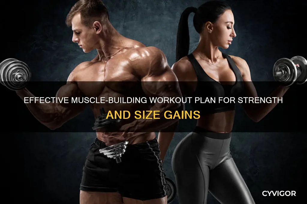 how to gain muscle workout plan