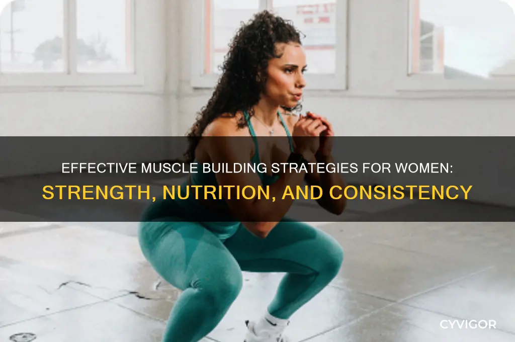 how to gain muscles for females