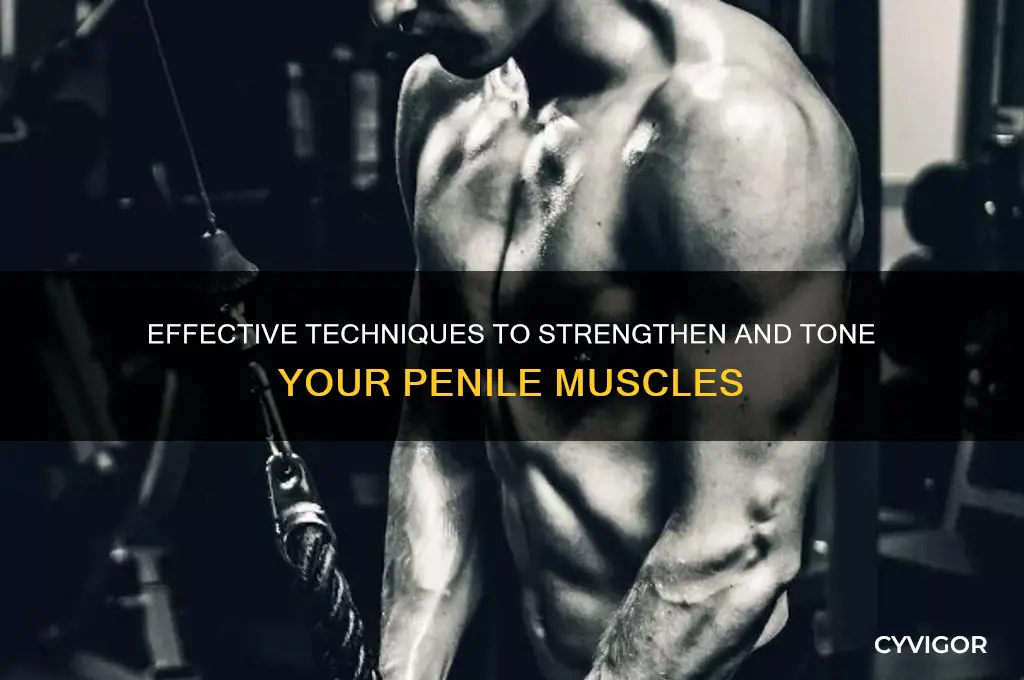 how to gain penis muscle