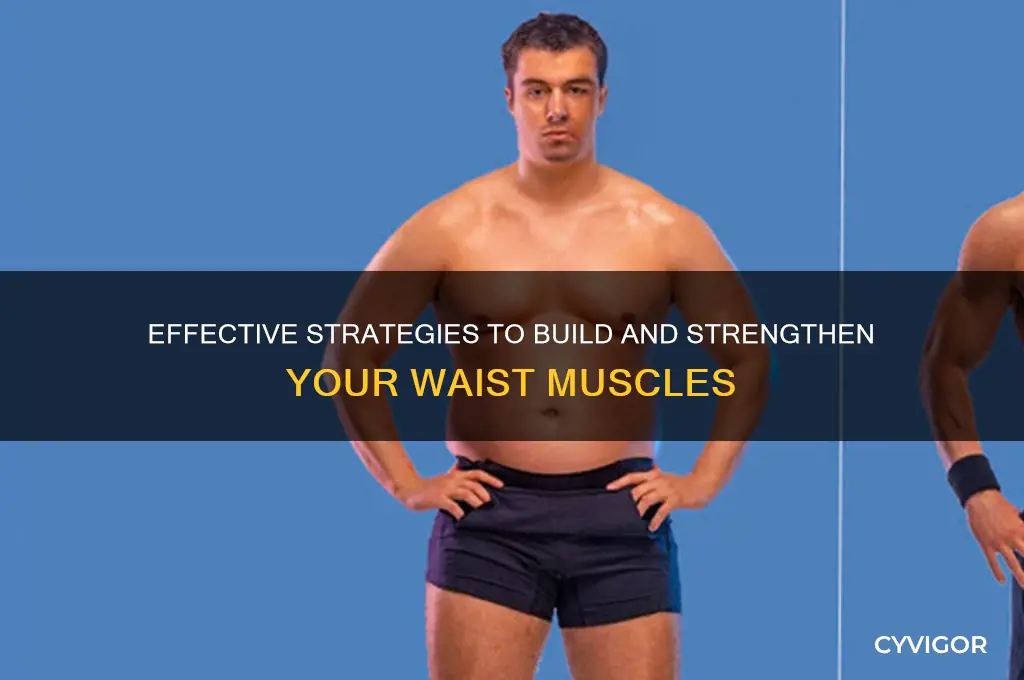 how to gain waist muscle