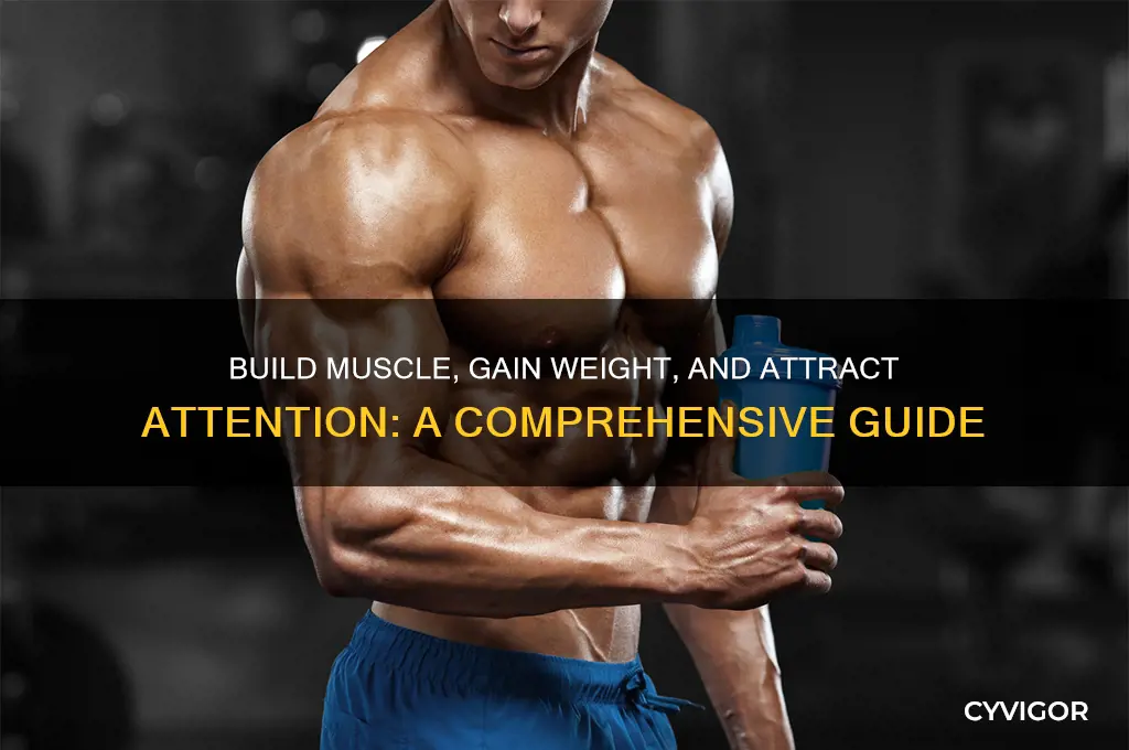 how to gain weight and also muscle and hella bitches