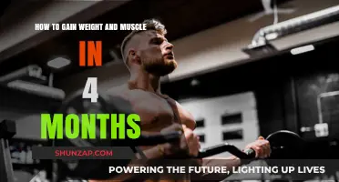Effective Strategies to Build Muscle and Gain Weight in Four Months