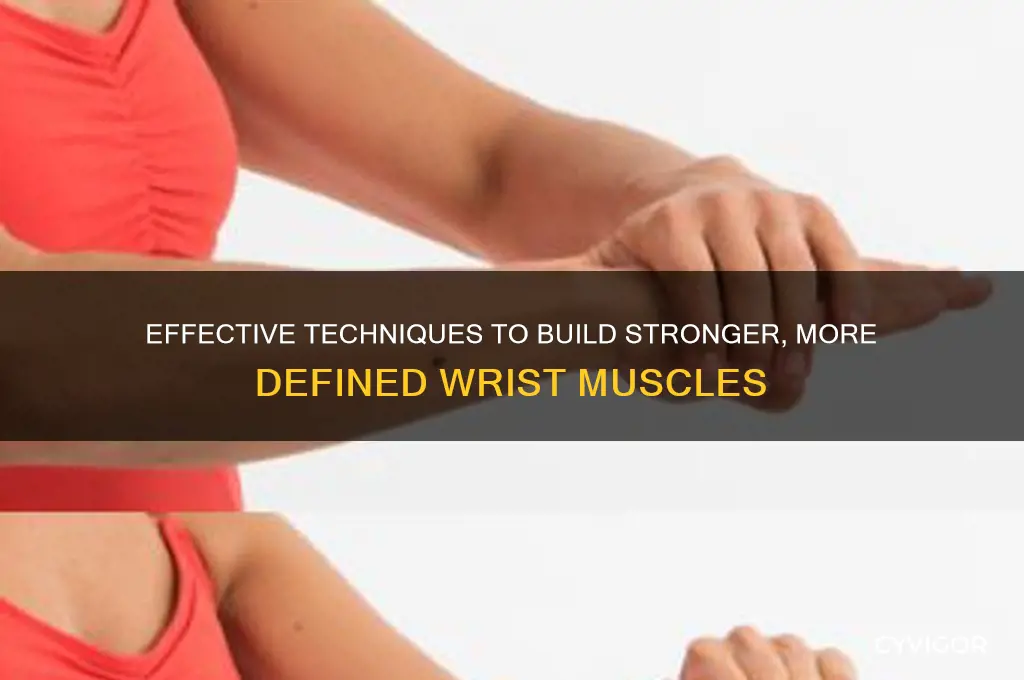 how to gain wrist muscles