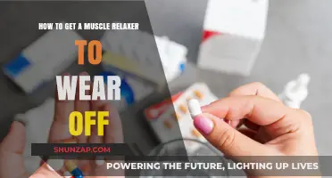 Speeding Up Muscle Relaxer Wear-Off: Tips for a Faster Recovery