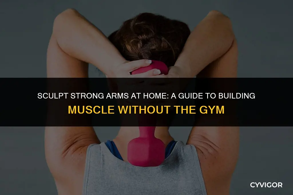 how to get arm muscles at home