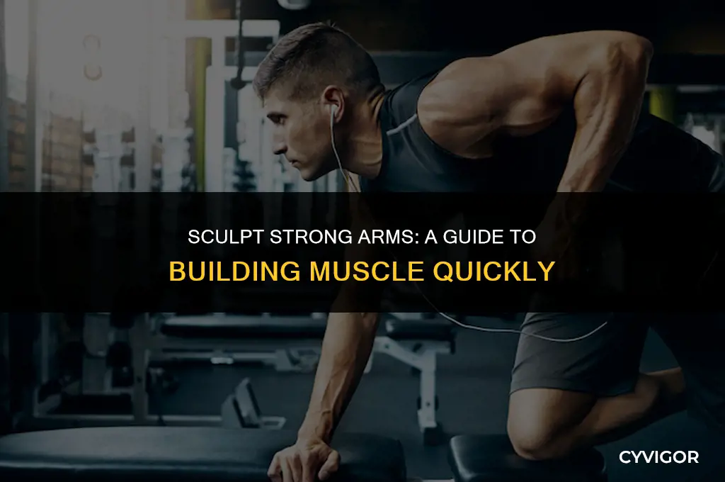 how to get arm muscles fast
