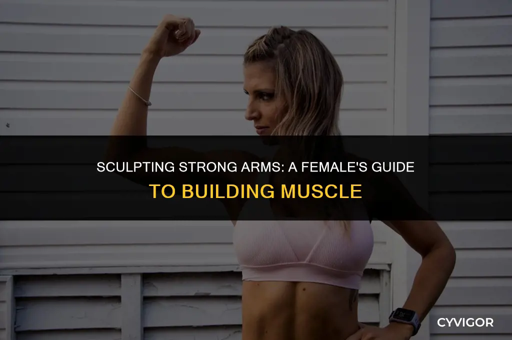 how to get arm muscles female