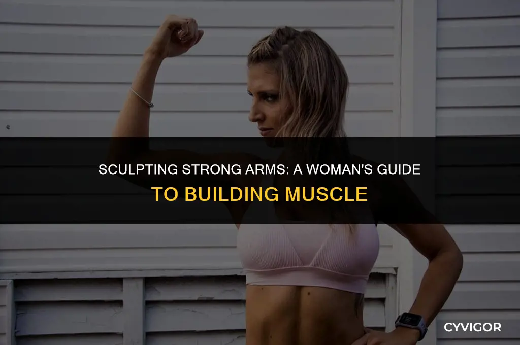 how to get arm muscles women