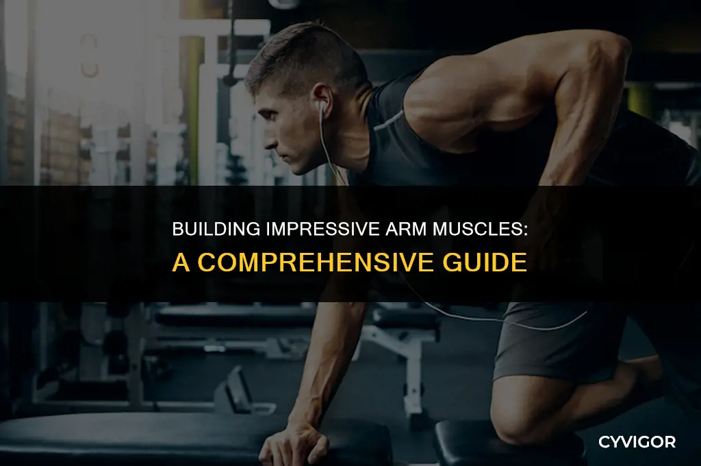 how to get big arm muscles