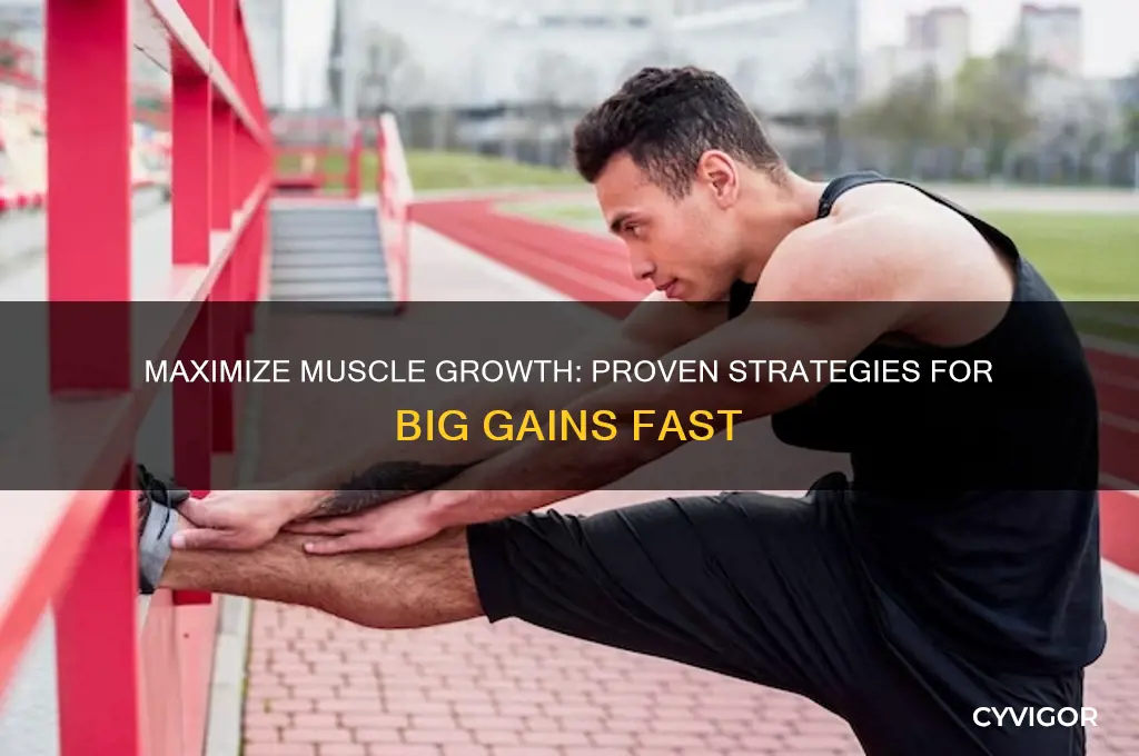 how to get big muscle gains