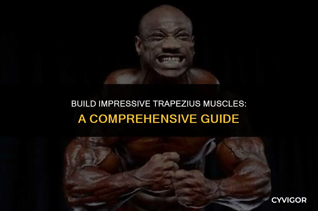 how to get big trapezius muscles