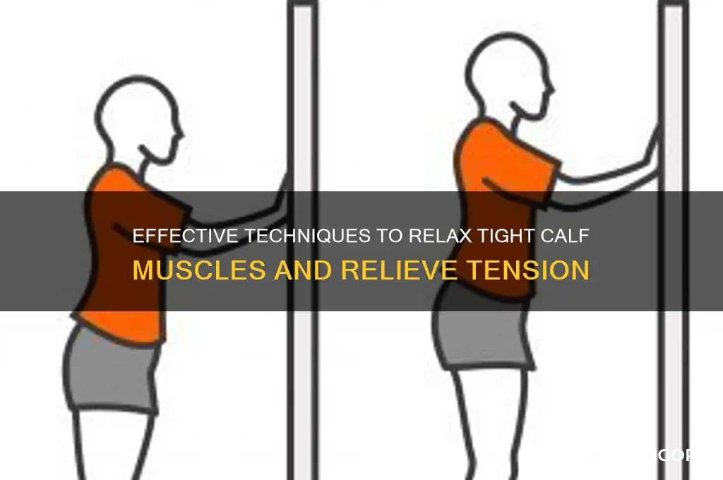 how to get calf muscle to relax