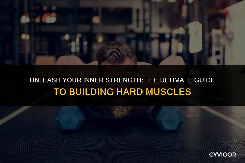 how to get hard muscles