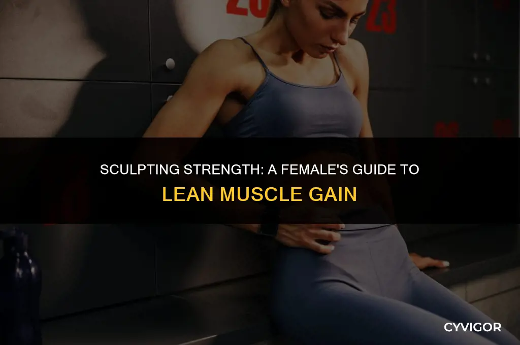 how to get lean muscle for females