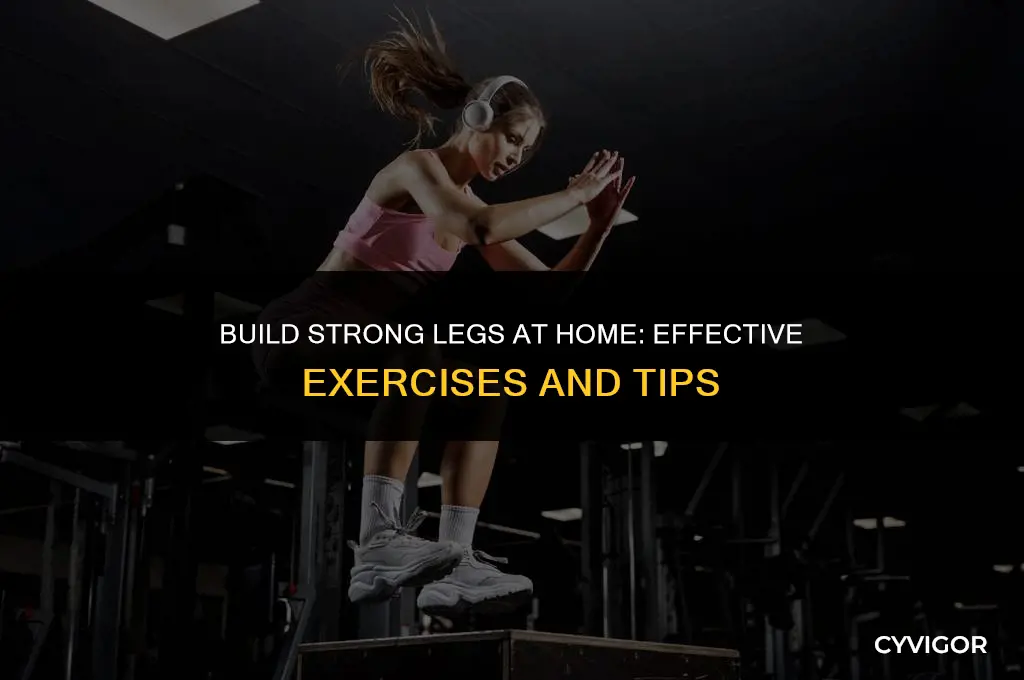 how to get leg muscles at home