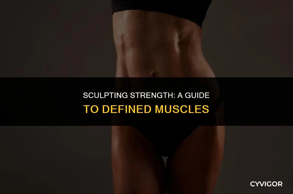 how to get more defined muscles