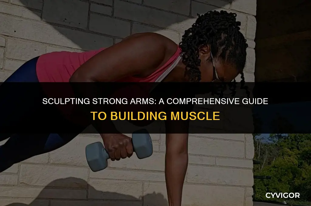 how to get muscle arms