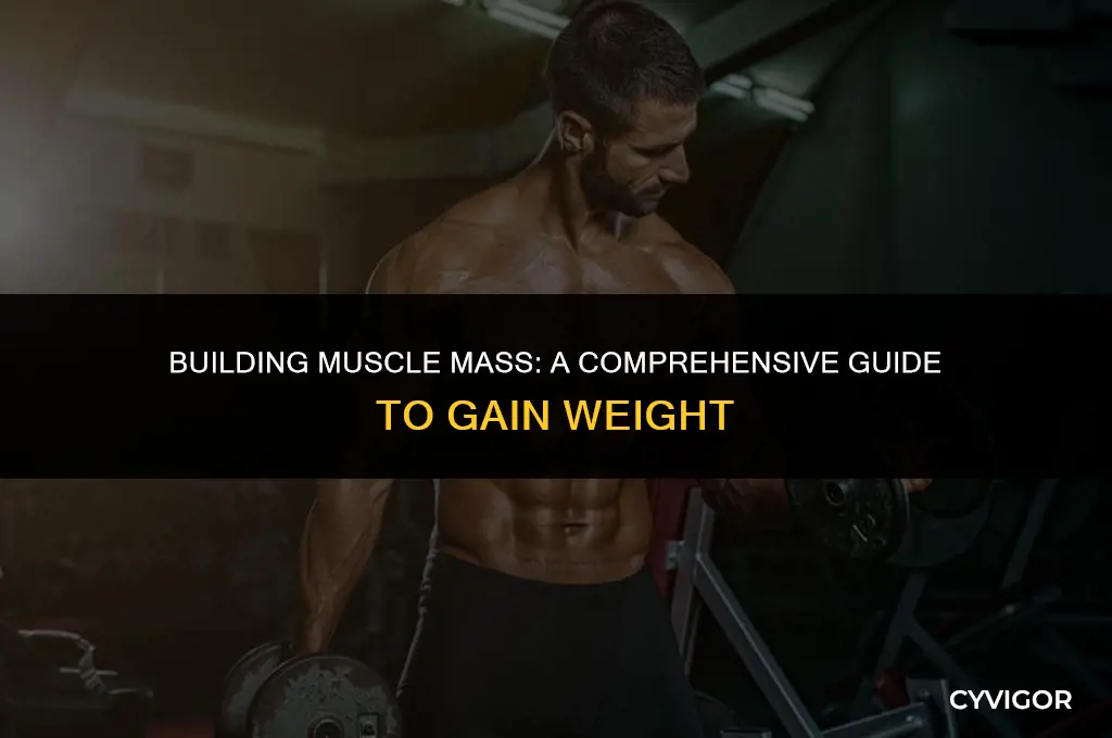 how to get muscle weight