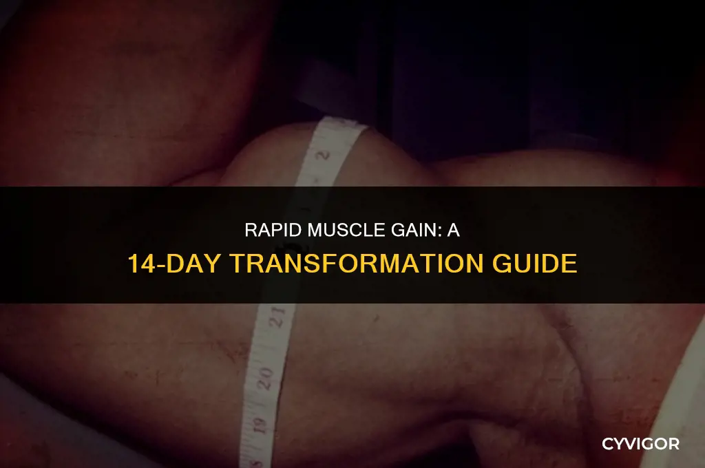 how to get muscles in two weeks