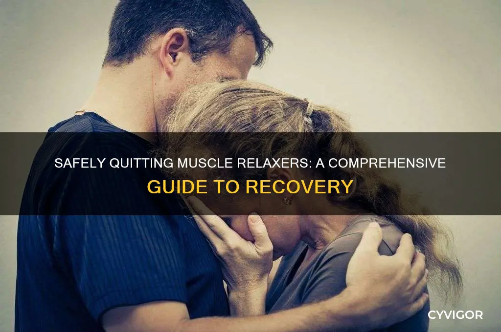 how to get off muscle relaxers