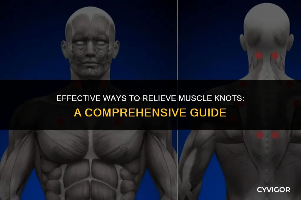 how to get out a muscle knot