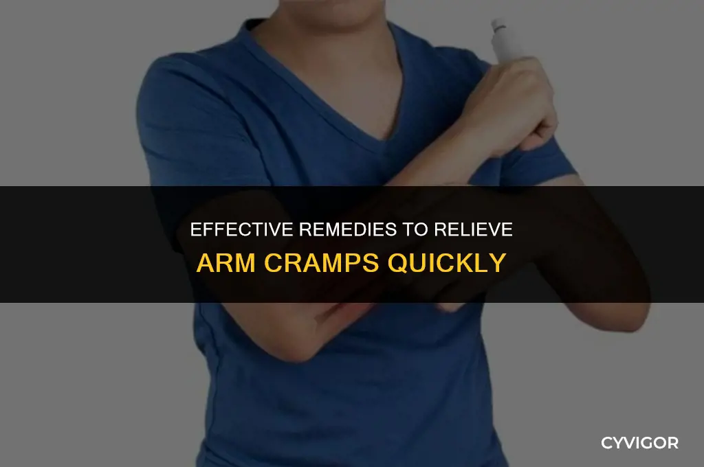 how to get rid of arm cramps