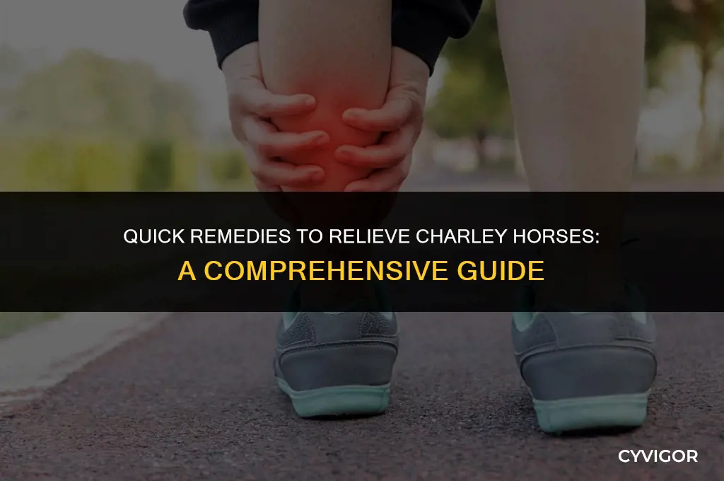 how to get rid of charley horses fast