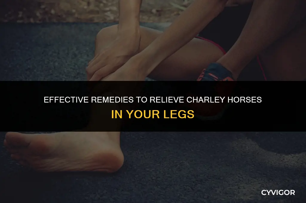 how to get rid of charley horses in your leg