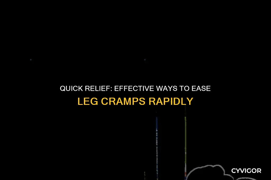 how to get rid of cramps fast in legs