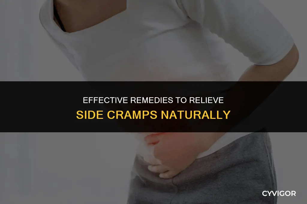 how to get rid of cramps in your side