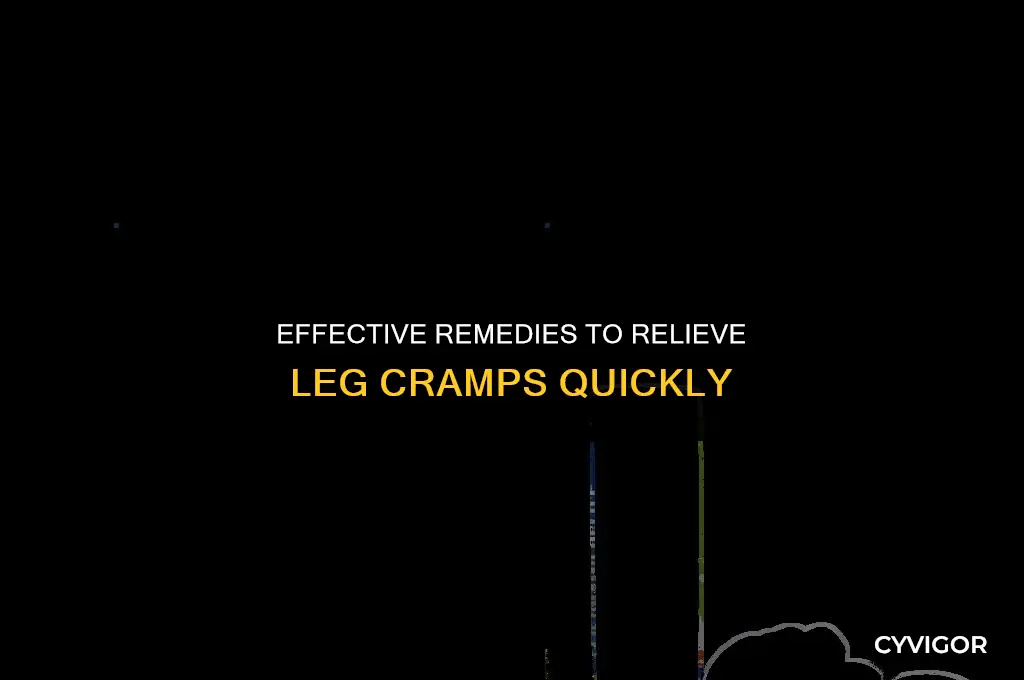 how to get rid of cramps leg
