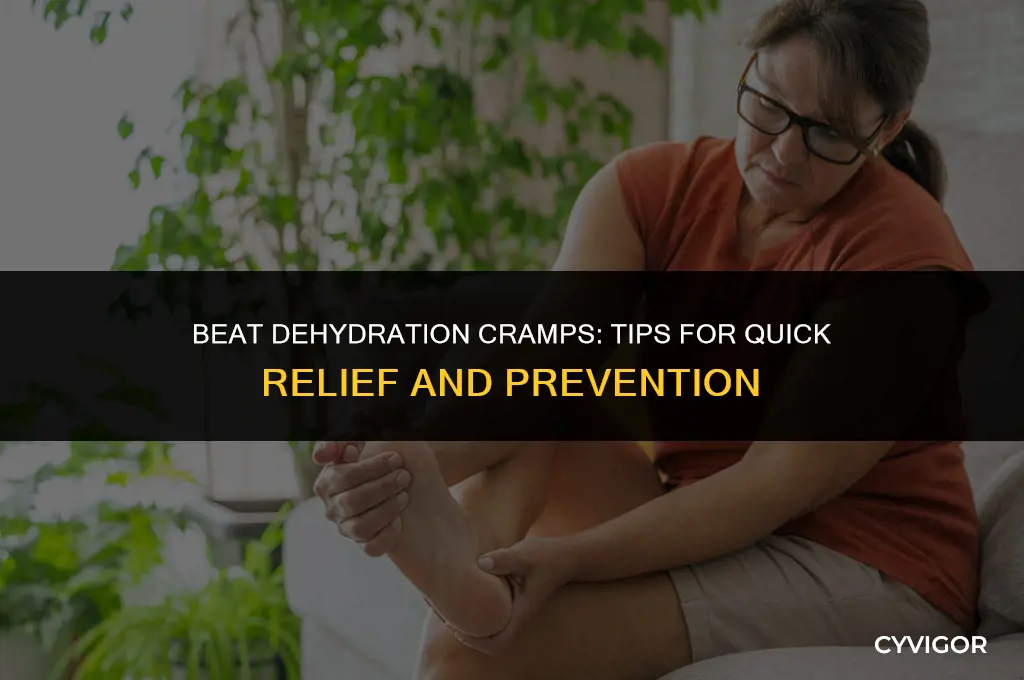 how to get rid of dehydration cramps